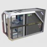 Space Capsule House D shape with 2 bedrooms (63㎡)