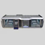 Space Capsule House I shape extension with 2 bedrooms (42㎡)