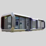 Space Capsule House I shape extension with 2 bedrooms (42㎡) - Image 2