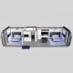 Space Capsule House I shape extension with 2 bedrooms (42㎡) - Image 3