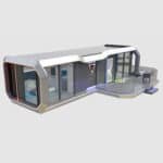 Space Capsule House I shape extension with terrace (60㎡) - Image 2